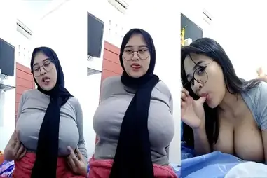 Acha Hijab Kacamata Toket Gede Dientot Becek Brutal
